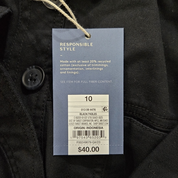 Universal Thread Long Sleeve Jumpsuit in Black Women’s Size 4 & 6 - Picture 11 of 11